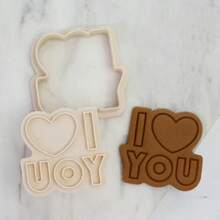 1pc 7*6CM Wedding & Valentine's Day Series Cookie Cutter Mold, Cartoon DIY Butter Cookie 3D Pressed Frosting Cookie Mold