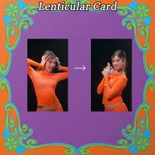 Katseye立体卡片，立体肖像卡片，二合一卡片，桌面展示卡，收藏卡，多功能收藏卡，可收纳于卡套中，精美礼品，生日礼物 - 彩色 - 查看 12