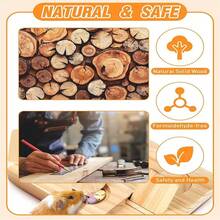 6-In-1 Wooden Interactive Puzzle Feeder Toy For Guinea Pigs, Hamsters, Rabbits, Mice And Gerbils - 1pcs - View 9