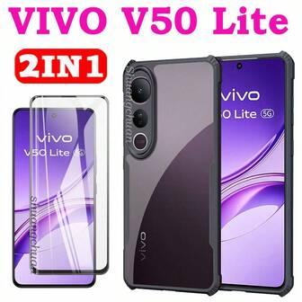 Für VIVO V50 Lite 4G/5G Bildschirmschutz Vollbild Gehärtetes Glas Folie V50 Lite Acryl Stoßfest Transparentes Handyhülle VIVO V40 Lite Y11 Y03 Y04 Y19s Y29 Y39 Bildschirmschutz Essentials, Geeignet für täglichen Schutz, Büro, Zuhause Täglicher Schutz Büro Zuhause Handybildschirmschutz Handyzubehör Wasserdicht Stoßfest Kratzfest
