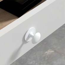 2 pezzi/4 pezzi Maniglie per cassetti in acciaio inossidabile senza foratura, maniglie per porte scorrevoli di cucina, maniglie per porte in vetro, maniglie per armadi con ganci adesivi per pareti - Multicolore - Visualizzare 5