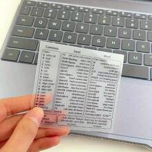 [Quick Reference Guide] Quick Reference Guide | Word/Excel Shortcut Stickers, 3.15-Inch - Compatible With 13-16 Inch Air Pro And M1+ Intel Processors, Essential For Efficient Learning. - Clear - View 7