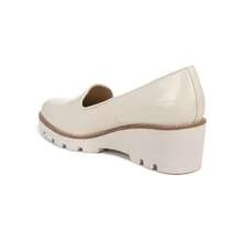 Vionic Willa I7294L4100 Loafers Women's US 6.5 Cream Patent Wedge Shoes GAL1086 - trắng - Xem 2