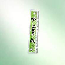 1个透明铅笔盒，考试文具袋（含防水PVC拉链口袋），1支蝴蝶笔，1把熊猫尺，1张熊猫贴纸（黑白两色） - V - 查看 8