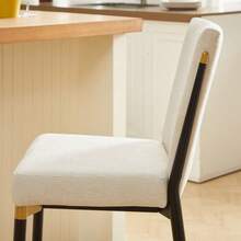 Dining Chairs - Beige + Fabric-5 - View 5