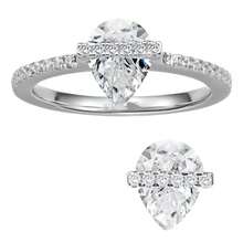 1 Peça Anel Ajustável em Formato de Lágrima com Planeta, Design Personalizado Leve e Luxuoso, Versátil