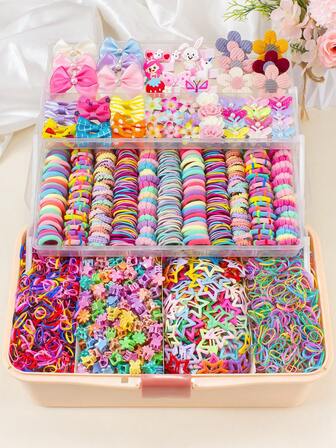 10/15/100/871ชิ้น ชุดเครื่องประดับผมเด็กผู้หญิงน่ารักสีสันสดใส, รวมทั้งกิ๊บติดผมโบว์, กิ๊บติดผมลายดอกไม้, กิ๊บติดผมด้านข้างลายการ์ตูนแบบเต็ม, ยางรัดผมโบว์, กิ๊บติดผม Y2K รูปดาว BB, กิ๊บหนีบผมขนาดเล็ก และยางมัดผมแบบยืดหยุ่นลายลูกไม้และไม้ไผ่, สิ่งจำเป็นสำหรับชีวิตประจำวัน, ปาร์ตี้ และการเดินทางของเด็กผู้หญิงเพื่อสร้างลุคที่น่ารักและน่าเอ็นดู