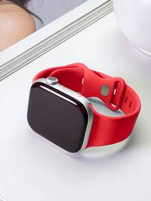 3条装表带,硅胶表带,适用于38/40/41/42/44/45/49mm Ultra/SE/8/7/6/5/4/3/2/1,男女通用时尚款 - 多色4 - 查看 3