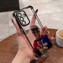 Funda de teléfono Football Y-Yamal 10, compatible con Xiaomi Redmi Note 14 13 12 12S 11 10 9 9S Pro Plus 9C 9A 10C 12C 14C 13C A5 A3 A1 K50 K40 4G 5G, funda transparente suave a prueba de golpes - Colores mezclados - Ver 3
