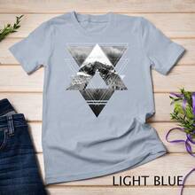 Camiseta unisex de relleno geométrico de Trendy Outdoors - Negro - Ver 6