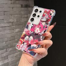 Funda de teléfono de chica anime linda Kasane Teto compatible con Samsung Galaxy S25 S24 S23 S22 S21 S20 FE Ultra Plus 4G 5G, a prueba de golpes, transparente y suave. - Mezcla de colores - Ver 2
