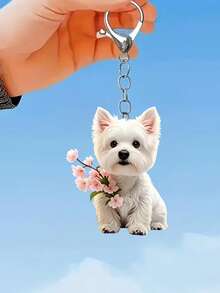 Móc khóa acrylic hình trái tim chú chó poodle dễ thương 2D - Mặt dây chuyền kiểu hoạt hình, thiết kế móc càng cua, phù hợp với chìa khóa xe hơi, ba lô và túi xách, có thể dùng làm phụ kiện trang trí túi xách, đồ trang trí xe hơi, phụ kiện túi | Thiết kế ngộ nghĩnh | Chất liệu acrylic, phụ kiện ví và điện thoại nữ, quà tặng cho bạn bè, gia đình, bạn gái, phụ kiện ngoài trời, đồ dùng tiệc tùng, quà tặng, quà lưu niệm, quà tân gia hoàn hảo - Nhiều màu - Xem 5