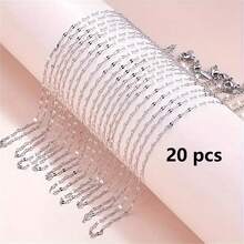 10/20pcs 304 Stainless Steel Necklace Chain With Lobster Clasp, Stainless Steel Color, Suitable For DIY Necklace Jewelry Making - Multicolor - View 16