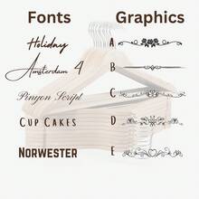 Móc treo quần áo bằng gỗ dày, khắc tên theo yêu cầu, quà tặng cô dâu/phù rể/phù dâu/Ngày của Mẹ/Ngày của Cha, móc treo quần áo thủ công, móc treo quần áo bằng gỗ nguyên khối, quà tặng tân gia. - Màu gỗ - Xem 6