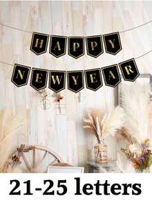 定制个性化横幅、派对横幅、新年横幅、烟花图案，三种颜色可选。设计您自己的横幅、生日横幅、礼品派对横幅、婚礼横幅、生日装饰以及各种派对横幅。派对必备 - 多色 - 查看 18