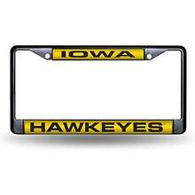 Industries NCAA - Marco de matrícula Chapado en Cromo estándar con Incrustaciones de Corte láser para Adultos - Color del equipo - Ver 12