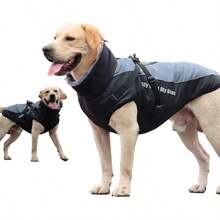 zxr Chaqueta cálida para perros Abrigo de invierno impermeable para mascotas Ropa reflectante cálida a prueba de viento para perros pequeños medianos y grandes 4XL89 - 4XGrande - Ver 1