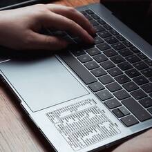 [Quick Reference Guide] Quick Reference Guide | Word/Excel Shortcut Stickers, 3.15-Inch - Compatible With 13-16 Inch Air Pro And M1+ Intel Processors, Essential For Efficient Learning. - Clear - View 5
