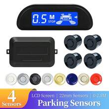 Car Parking Sensor Kit With Automatic Parking Assist System, Reverse LED Display, 22mm 4-Sensor Radar Detection System And Backlit Display - A - View 1