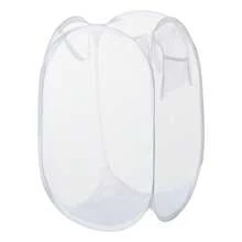 1pc Foldable Shaped Laundry Basket, Dirty Clothes Storage Basket, Mesh Washing Basket, Toy Storage Basket - Suitable For Storing Miscellaneous Items, Back To School Supplies, And Various Uses As A Spring Storage Basket - Multicolor - View 9