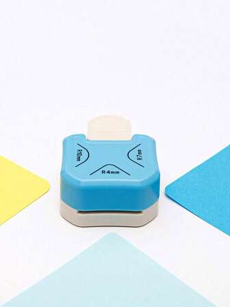 1 pieza Cortador de papel 3 en 1, Redondeador de esquinas multifunción, Cortador de esquinas, Cortador recto, Cortador de bisel R4, Cortador de esquinas R7, Cortador redondo para manualidades, fotos, tarjetas de visita