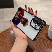Funda de teléfono Football Y-Yamal 10, compatible con Xiaomi Redmi Note 14 13 12 12S 11 10 9 9S Pro Plus 9C 9A 10C 12C 14C 13C A5 A3 A1 K50 K40 4G 5G, funda transparente suave a prueba de golpes - Colores mezclados - Ver 5