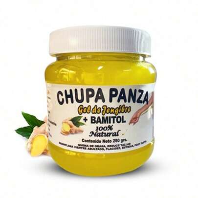 El Gel chup Panza Quema Grasas, Masaje Para Perder Peso Y Crema Anti Celulitis. Ayuda contra la Grasa, Celulitis, Flacidez, Toxinas, Postparto, colitis, cólicos Menstruales. Producto Natural, Jengibre, Algas marinas, Toronja, Mentol, Eucalipto, Romero.