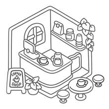 1pc LITTLE SHOP Coloring Book For Adults And Kids, Bold And Easy, Simple And Big Designs For Relaxat Colouring Books Christmas,Halloween Gift, Birthday Present, Children's Day,Student Supplies, Back To School Supplies, School Supplies[ Hand Drawn Must-Have ] - Multicolor - View 7