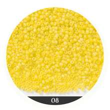 2mm Matte Japanese Round Rocailles Glass Seed Beads 12/0 Approximately 800pcs,Pony Beads Bulk For Jewelry Making,Mini Spacer Beads Loose Beads Craft Small Glass Seed Beads For DIY Bracelet Wrist - 2mm-800pcs - View 6