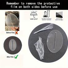 2D flache Acryl-Kristall-Mond-Dekoration, 0,3 cm Dicke, mit Sichelmond für den Ramadan, thematisch rund um den islamischen Glauben, geeignet für Ramadan, Ostern, Schaufensterdekorationen und ein ideales Geschenk.