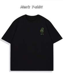 Men T-Shirts - 黑色 - 查看 2