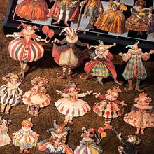 have a good day 15pcs/Pack Circus Theme Stickers, Creative Aesthetic Sticker Decals, DIY Decorative Collage Craft Materials, Holiday Gift, Personalized Scrapbooking School Supplies Scrapbook Supplies Funny Stickers Laptop Stickers Kindle Phone Stickers - Multicolor - View 9