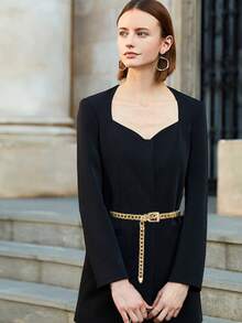 1 件全新水钻流苏腰链，时尚水晶身体链腰饰，适合海滩