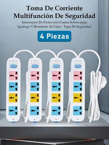 4 enchufes - 4 piezas