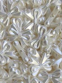 Bead Spacers 100/200 Pcs Shell, Star, Teardrop, Flower And Other Shapes Pearly Jewelry Crafts - 絲帶 - 約 19x15 毫米 - 查看 1