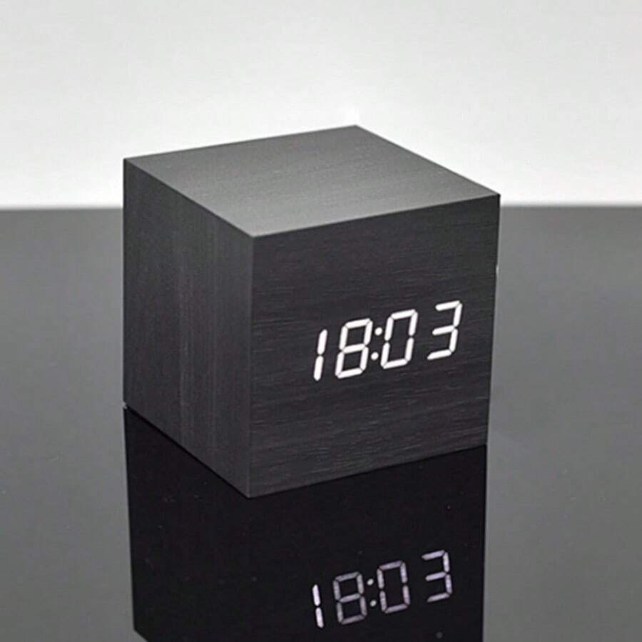 Despertador con Sonido Ajustable – Accesorio Perfecto para tu Hogar. CL103 - Negro - Ver 1