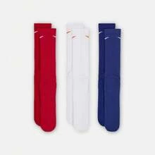 Nike 1 双男女通用 EVERYDAY PLUS CUSH CREW 运动袜，中筒袜 SX6888-996 - 紅色 - 查看 3