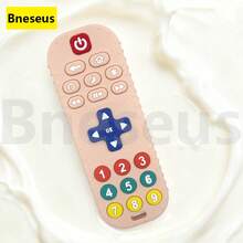 Bneseus 1pc Silicone Teething Toy Suitable For 0-6 Months, 6-12 Months Babies, Remote Control Silicone Teether, Sensory Toy, Chewing Toy For Boys And Girls, Christmas Gift, Stocking Stuffer - Remote-controlled Teething Toy - View 2