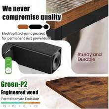 3 Tier Heavy Duty Printer Stand,Large Multi-Purpose Office Organizer,Space-Saving Home Office Desk Organizer Suitable For Fax Machine,Scanner And Printer,Perfect Gift For Graduation,Party,Birthday,Wedding. - 棕色 - 查看 5