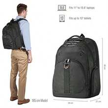 Atlas Business Laptop Backpack Adjustable Compartment Travel-Friendly For Men And Women Durable Work And Travel Backpack - 32Liter - View 3