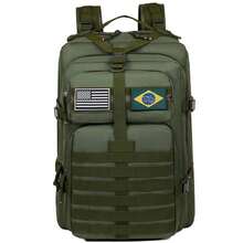 50L Reinforced Waterproof Men's Backpack For Camping, Travel, Mountaineering, Hiking And Outdoor Adventures - 綠色的 - 查看 8