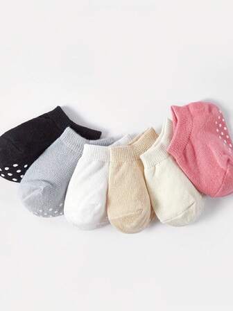 6 par/12 par halkfria båtstrumpor för baby, osynliga ankargrepp mjuka andningsbara sommarstrumpor för spädbarn