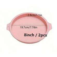 [Non-Stick] Silicone Layered Cake Mold Set, 4"/6"/8" Silicone Non-Stick Cake And Bread Mold - Multicolor - View 17