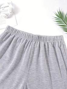 Bộ 3 quần short nam bằng polyester, kiểu dáng cơ bản, chất liệu co giãn, in chữ, thích hợp mặc ngủ quanh năm. - Nhiều màu - Xem 4