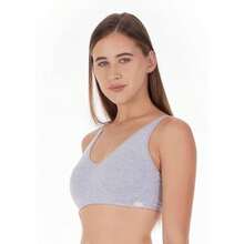 Skiny Casual Sujetador sin Copa ni Varilla Mujer((36) C Jaspe Claro) - Multicolor - Ver 2