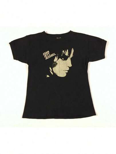 Camiseta vintage de los 80 de JOAN JETT y los BLACKHEARTS, Jezebel, gira de conciertos de 1980
