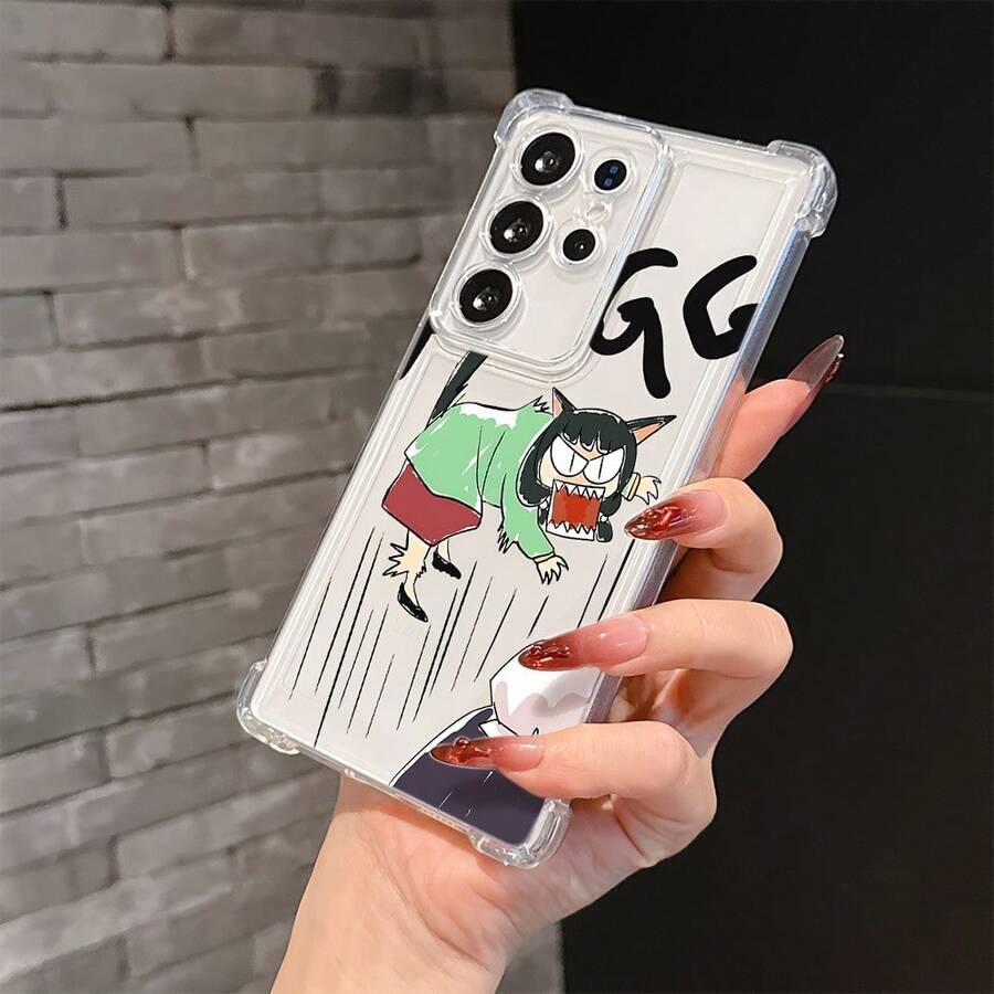Funda de teléfono de anime The Apothecary Diaries adecuada para Samsung Galaxy S25 S24 S23 S22 S21 S20 FE Ultra Plus Edge 4G 5G, cubierta trasera transparente suave anti-caída, diseño de anime, material duradero, cubierta ligera, amantes de gadgets, propietarios de smartphones - Mezcla de colores - Ver 1