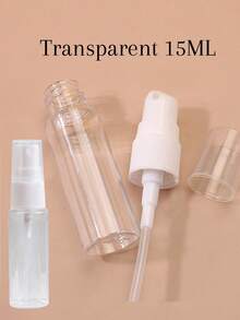 New Pink Bow Pattern Transparent PET Refillable Travel Spray Bottle, Multi-Purpose Fine Mist Spray Bottle Suitable For Travel And Business Trips, Makeup Remover Dispenser, Reusable Hair Spray Bottle, Continuous Spray For Hair Styling, Cleansing, Botanicals And Facial Moisturizing. - Multicolor - View 8