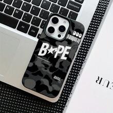 Funda Camuflaje Negra, Blanca y Gris para for  17, 16E, 16, 15, 14, 13, 12, 11 Pro Max, Air, X, XR, XSMAX, 8 y 7 Plus.Carcasa Antigolpes Suave, Ideal como Regalo para Parejas.Protector de Teléfono/cover Práctico. - Color 1 - Ver 6