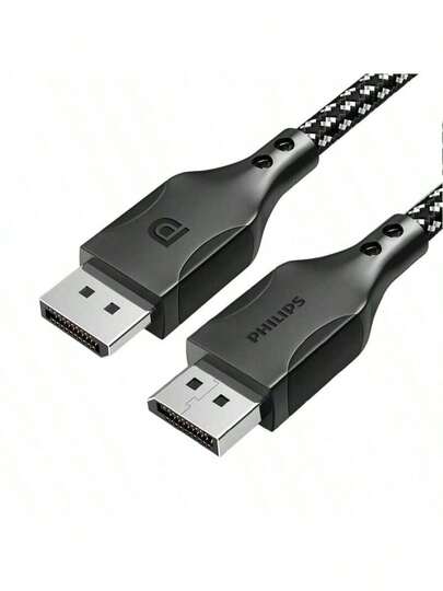 PHILIPS كابل توصيل مكتبي متعدد الشاشات عالي الكفاءة SWR3139B/93. يدعم معيار DisplayPort 1.4، ويدعم نقل البيانات عبر عدة قنوات، ويعمل بمجرد التوصيل، كما يدعم معظم بطاقات الرسومات والشاشات، مما يوسع نطاق سطح المكتب ويعزز الإنتاجية. اللون: أسود.